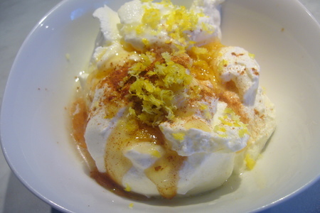 Летний дынный десерт с йогуртом "искушение": шаг 2