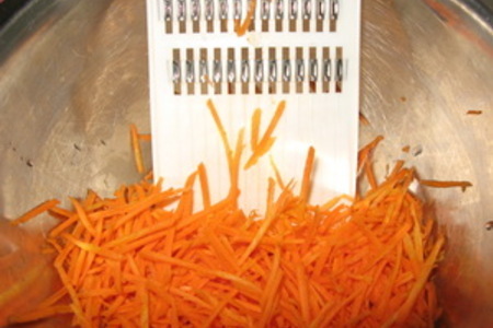 Морковный салат с грибами "по-корейски": шаг 2