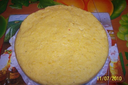 Мамалыга или полента с сыром: шаг 3