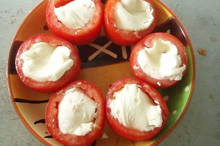 Форель с фаршированными помидорами(2 в одном): шаг 5