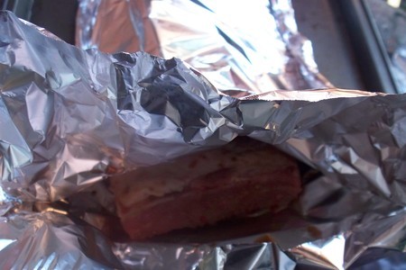 Свиные рёбрышки с кленовым сиропом  в духовке"а ля барбекю": шаг 6