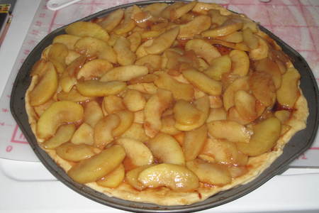 Яблочная пицца - пирог: шаг 9