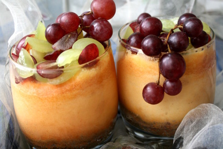 Лимонный чизкейк с виноградом ( к дню святого валентина): шаг 4