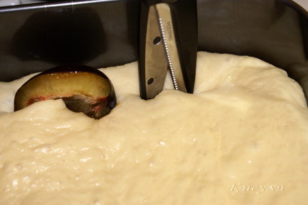 Сливовый пирог со сметанным кремом: шаг 5