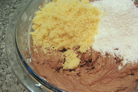 Шоколадный чизкейк с миндалем: шаг 6