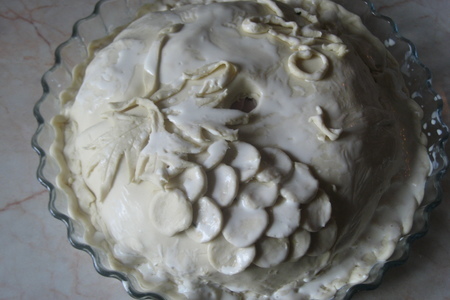 Слоеный пирог с омлетом: шаг 9
