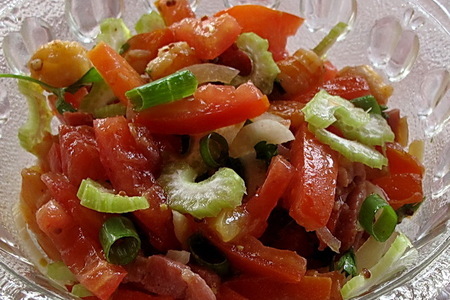 Салат с черешковым сельдереем и креветками: шаг 5