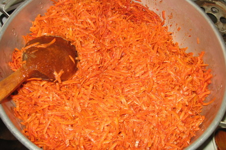 Морковная  заправка-салат: шаг 1