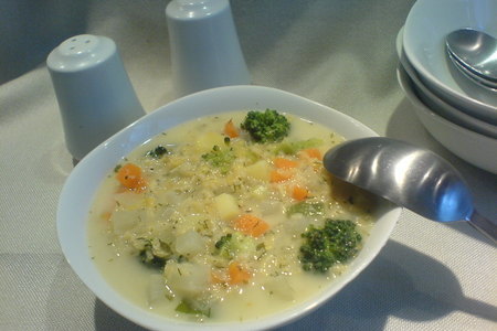 Густой овощной  суп с красной чечевицей: шаг 6