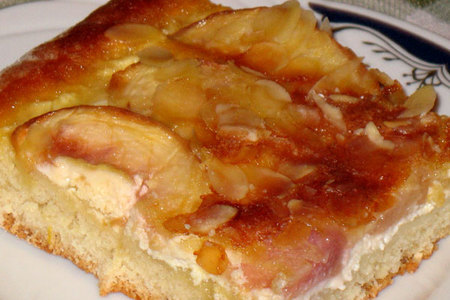 Пирог с творогом и персиками: шаг 7