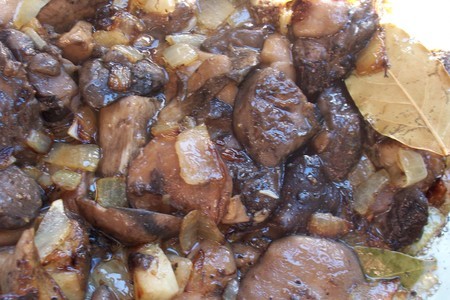 Паштет  из  говядины с лесными грибами: шаг 7