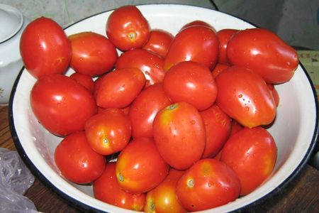Вяленые помидоры: шаг 1