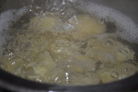 Картофельное пюре под шампиньонами: шаг 1