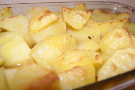 Пряная грудинка  запечёная  с картофелем/рецепт выходного дня/: шаг 4