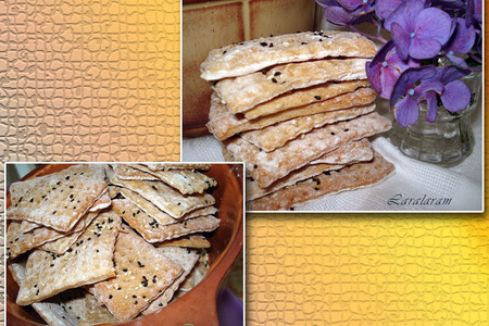 Ржаные хрустящие крекеры  и в нагрузку - хлеб: шаг 10