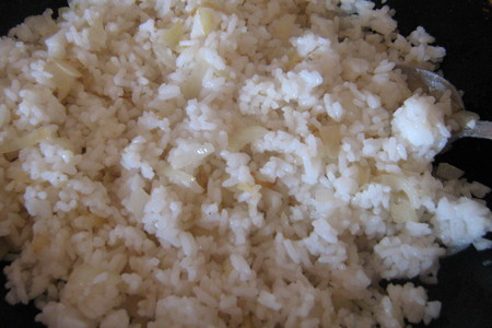Яйца с рисом,запечённые в соусе из шампиньонов.: шаг 8