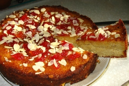 Maghrebi - апельсиново-миндальный пирог с кокосом: шаг 2