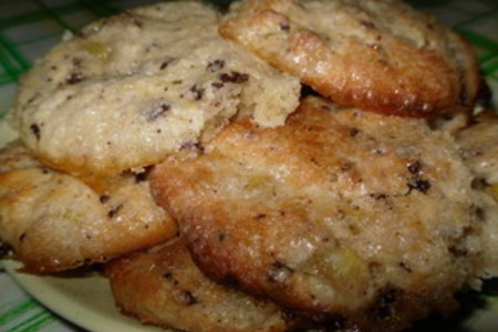 Творожно-яблочные печеньки с шоколадными крошками: шаг 5