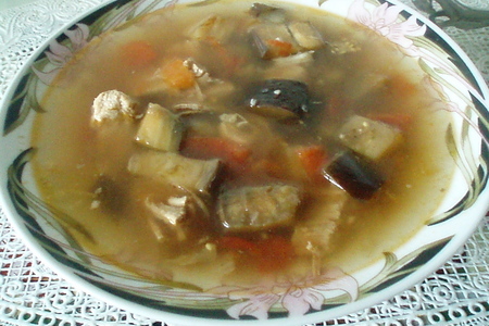 Суп из баклажанов от галины для ларисы: шаг 5