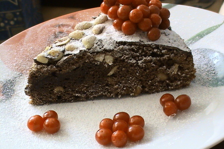 Шоколадно-ореховый пирог из серии "племянники на пороге" : шаг 1
