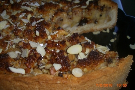 Яблочный пирог с медово-миндальной заливкой: шаг 4