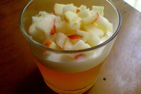 Яблочно-имбирное желе со сливочным йогуртом: шаг 8