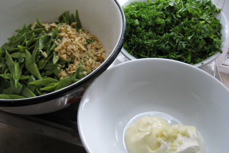 Салат из зелёной стручковой фасоли: шаг 5