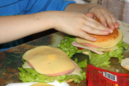 Сэндвич "скорость"...как его готовят настоящие мужики!: шаг 13