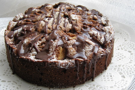 Шоколадно-грушевый бисквит.: шаг 9