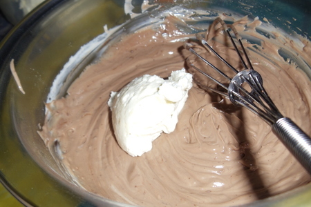 Пирог с вишнёвым желе под сливочно-шоколадным облаком (без выпечки): шаг 8