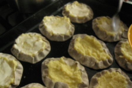 Калитки с картофельным пюре и пшенной кашей: шаг 3