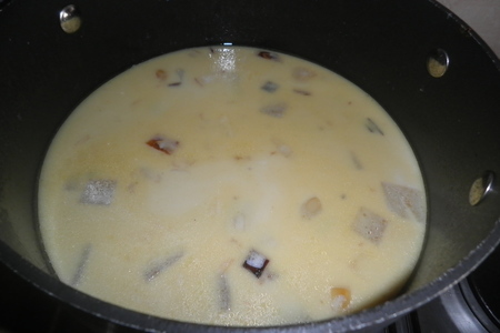 Чесночный сырно-овощной суп-пюре: шаг 2