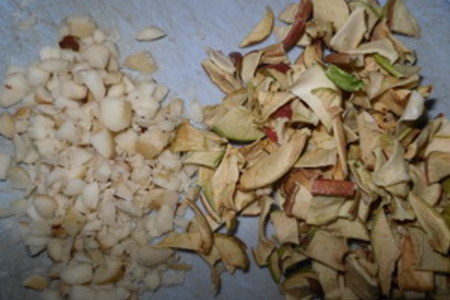 Печенье с сушеными яблоками и орехами: шаг 4