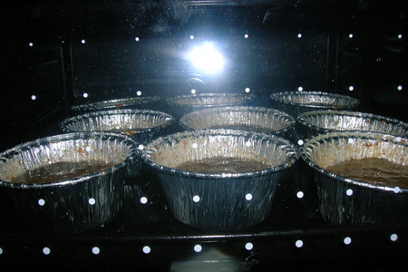 Кофейно-миндальные кексы с творожным кремом ( расстроившие меня): шаг 8