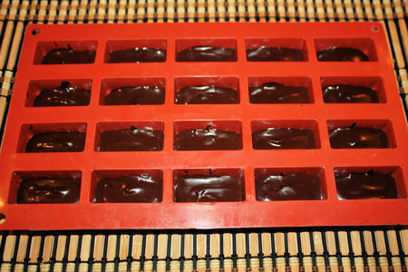 Шоколадно-апельсиновые конфеты (из мякоти апельсина): шаг 3