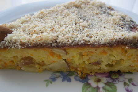Морковно-яблочный пирог с миндалём: шаг 8