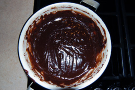 Шоколадно-банановый торт: шаг 7