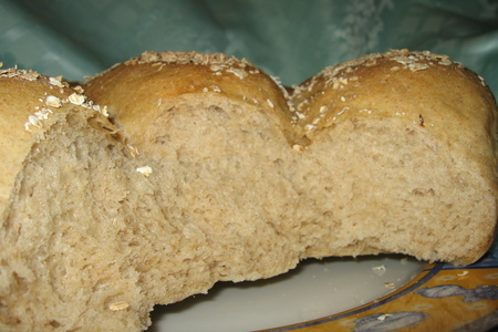 Хлеб-ромашка овсяная-отчет и благодарность всем хлебоманьякам нашего сайта: шаг 2
