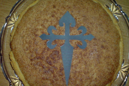 Миндальный торт из галисии (испания)  "tarta de santiago": шаг 6
