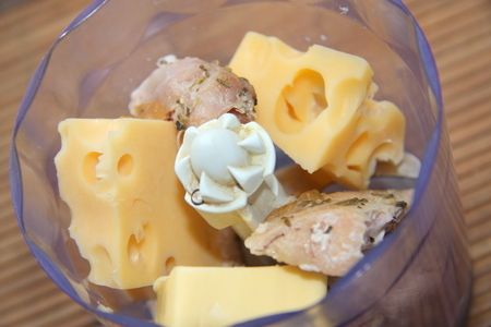 Сыр из кролика с мартини и швейцарским сыром.: шаг 3