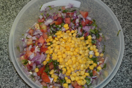 Пикантный овощной салат: шаг 4