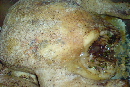 Курица в яблоках с изюмово-тимьяновым соусом (сюрприз для маши (манюша)): шаг 4