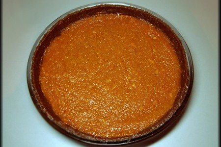Шоколадный пирог из песочно-орехового теста с курагой и цитрусовыми.: шаг 17