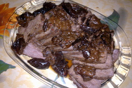Мясо запеченное с черносливом: шаг 6
