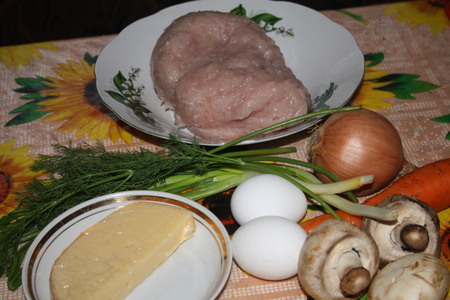 Куриные "лапушки"с грибами и сыром: шаг 1