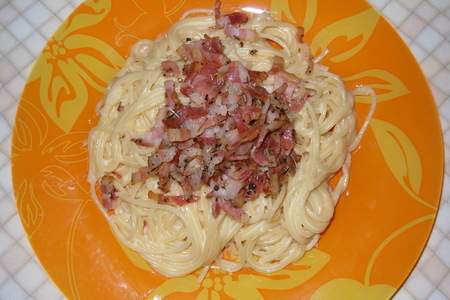 Спагетти  карбонара: шаг 3