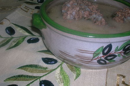 Юварлакья супа авголемоно (σούπα αυγολέμονο gyuvarlakya) или  критский суп: шаг 11