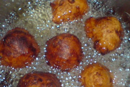 Картофельные оладьи "латкес" и творожные шарики: шаг 3