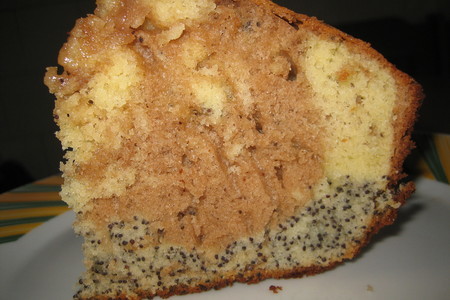 Нежный пирог с маком и какао: шаг 1