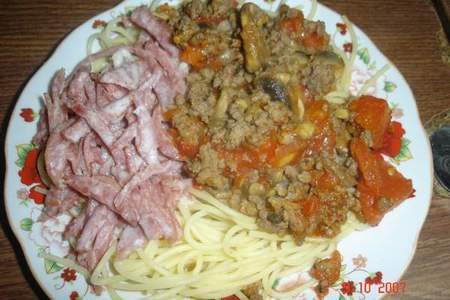 Спагетти с карбонатом.: шаг 2